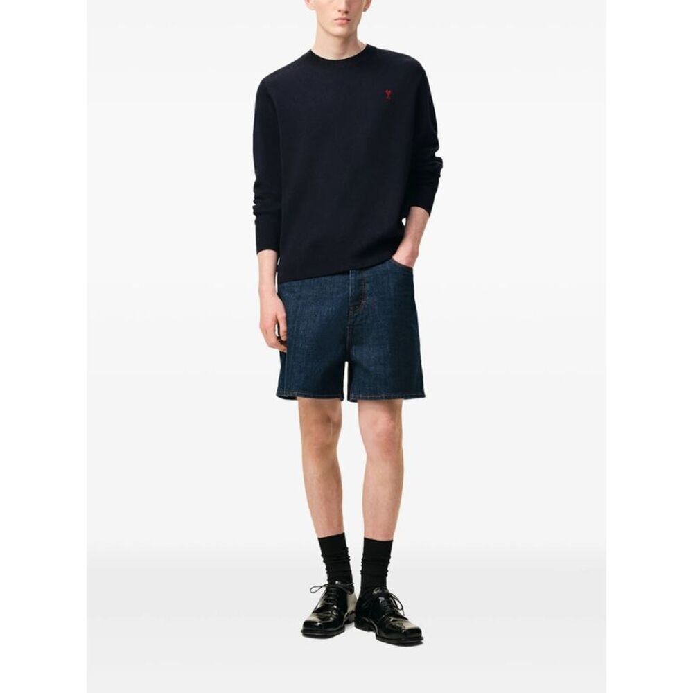 Ami Paris Blue Sweaters & Knitwear - Jumpers Men